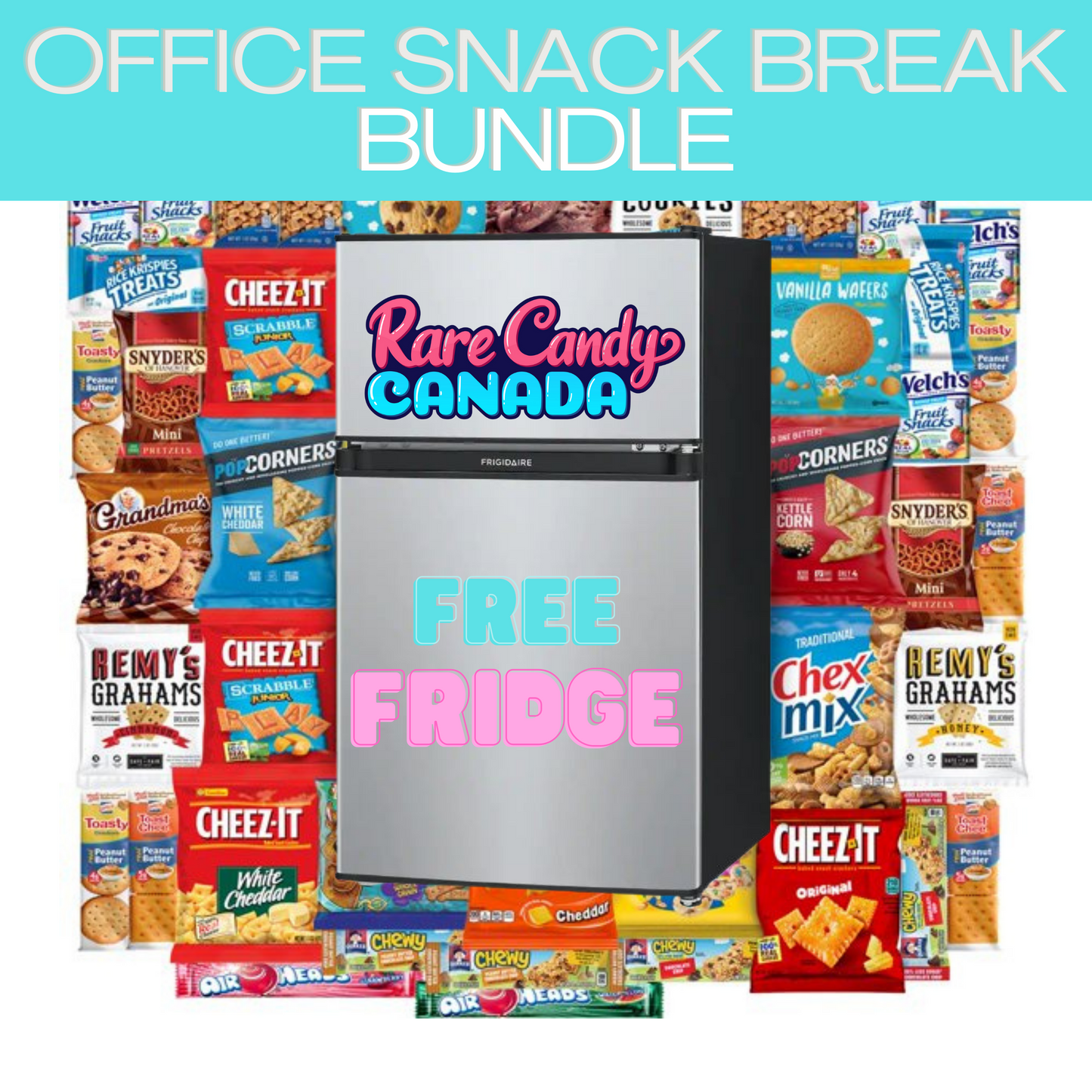 Office Snack Bundle - Complete Candy, Chocolate, Drinks, Chips & More - Exotic & Rare