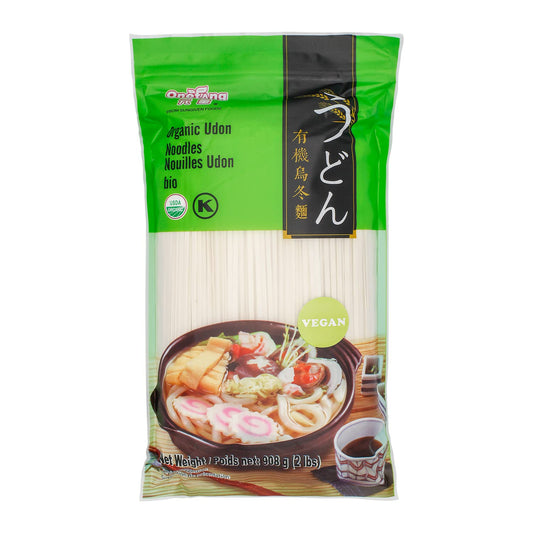 ONETANG Organic Udon Noodles Dried Noodles Organic Udon Wheat Noodles Udon Noodles Vegan Kosher USDA Non-GMO 2lbs (32 ounce)