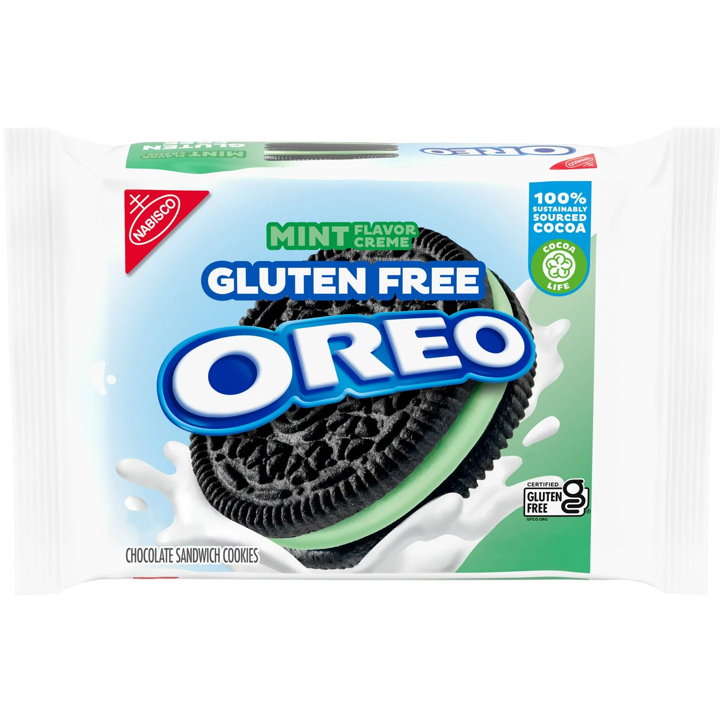 OREO Gluten Free Mint Creme Chocolate Sandwich Cookies