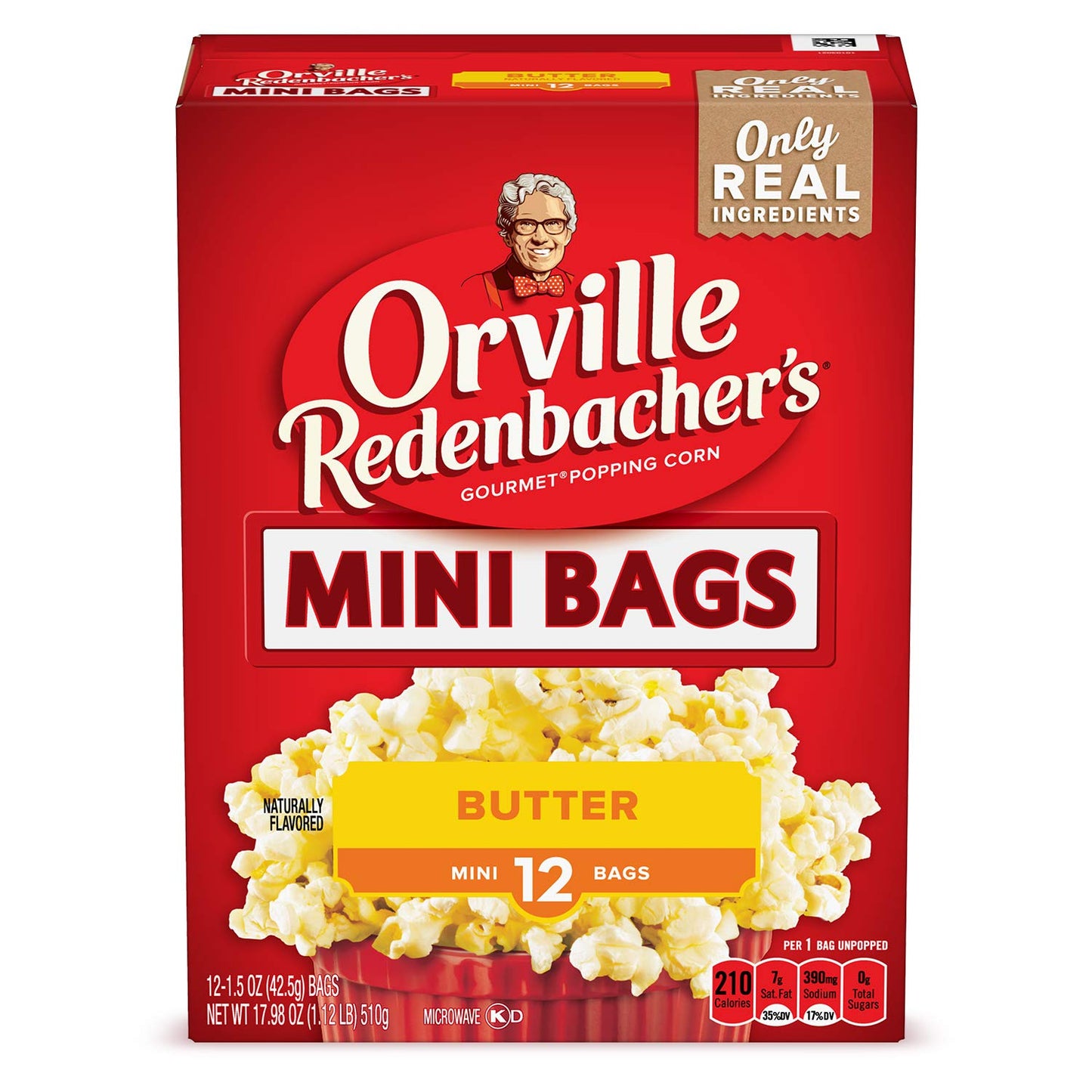 Orville Redenbacher's SmartPop! Butter, 1.5 Ounce Single Serve Bag (packs of 6)
