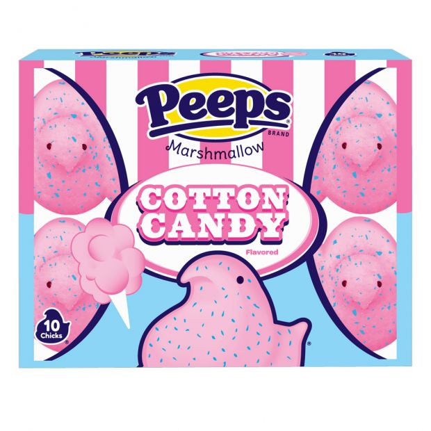 PEEPS® 10CT. COTTON CANDY FLAVORED MARSHMALLOW CHICKS
