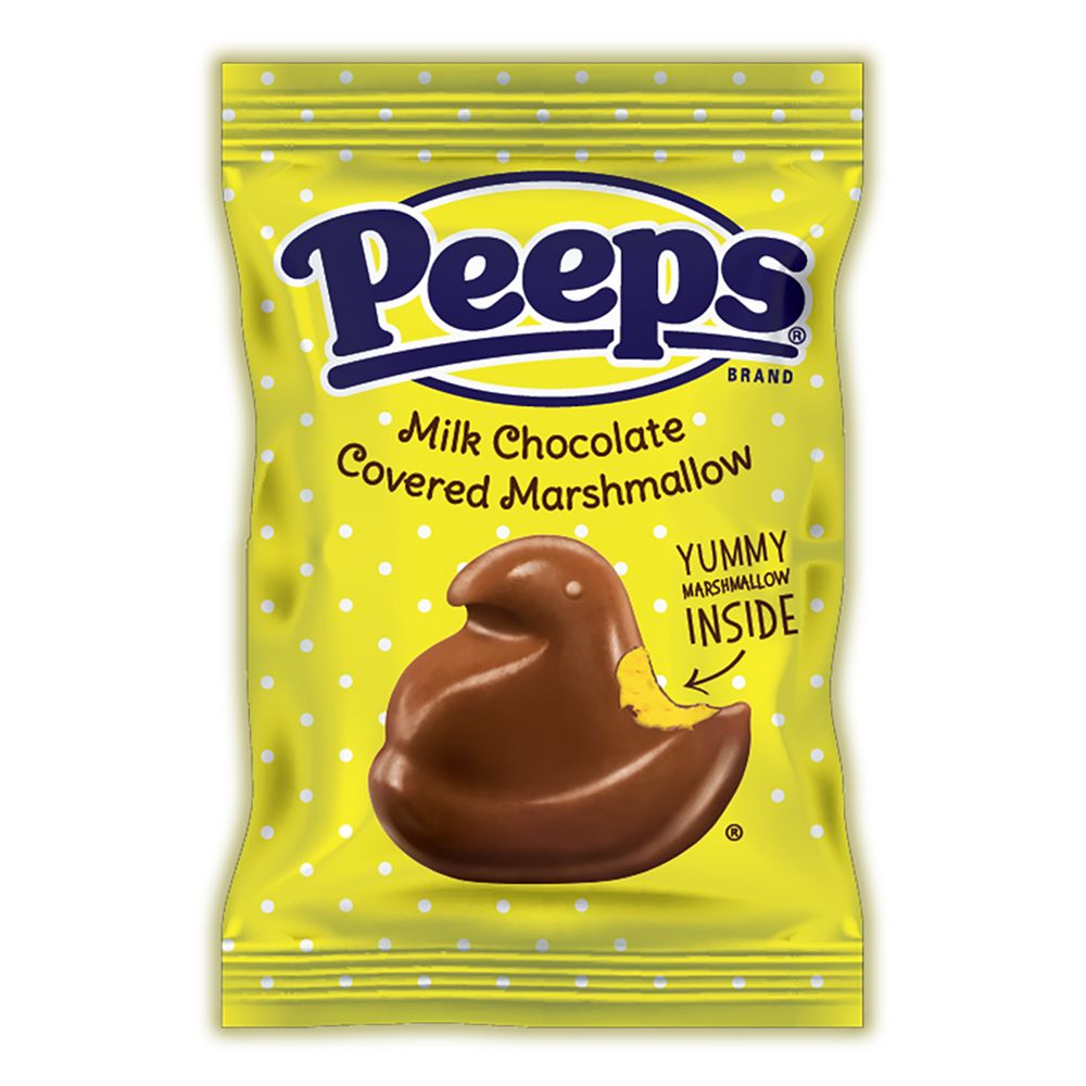 PEEPS® MILK CHOCOLATE COVERED MARSHMALLOW CHICK