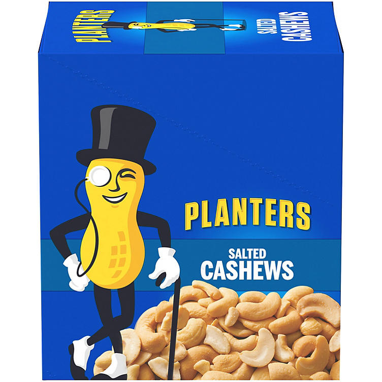 Planters Salted Cashews (1.5 oz., 18 count)