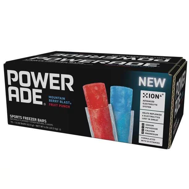Powerade Sports Freezer Bars, 1.5 Oz, 70 Ct WHOLESALE
