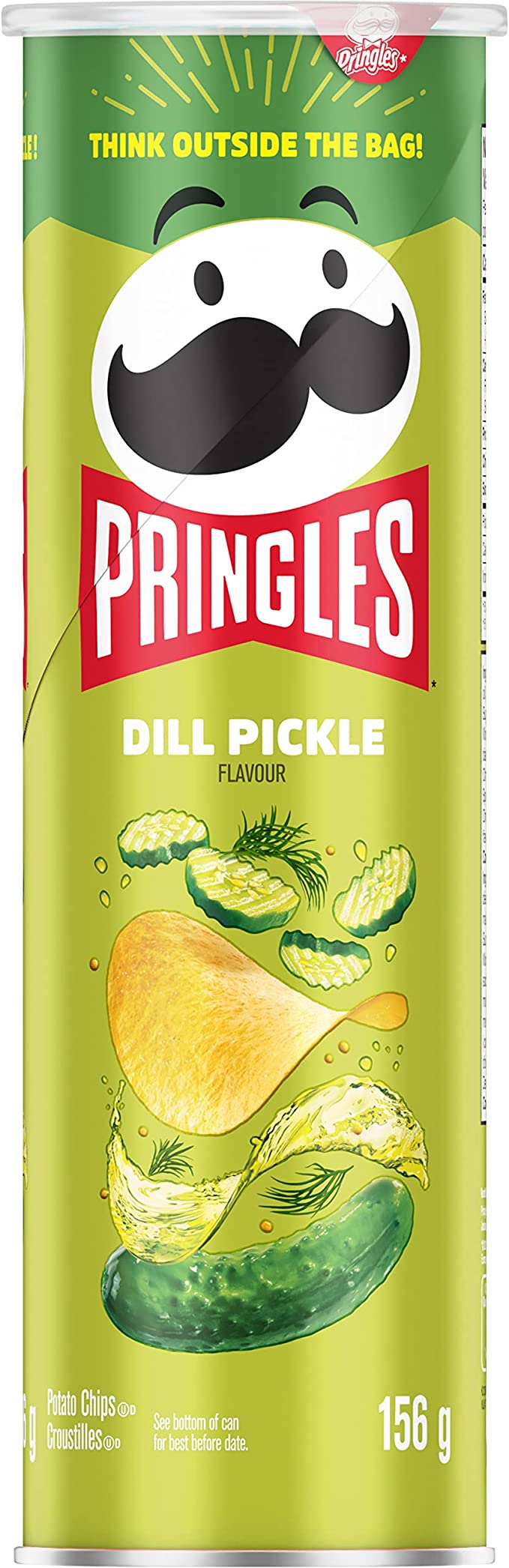 Pringles Dill Pickle Chips, 156 Grams