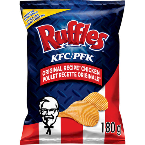 Ruffles KFC Potato Chips 180 g - Limited Time - ULTRA RARE - EXPIRED DEC 13th