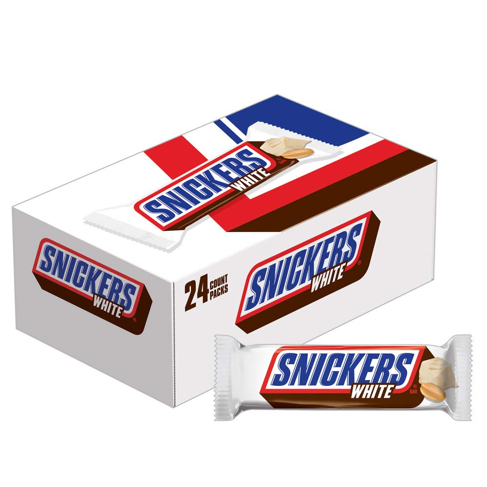 Snickers White Candy Bars - 24 Pack