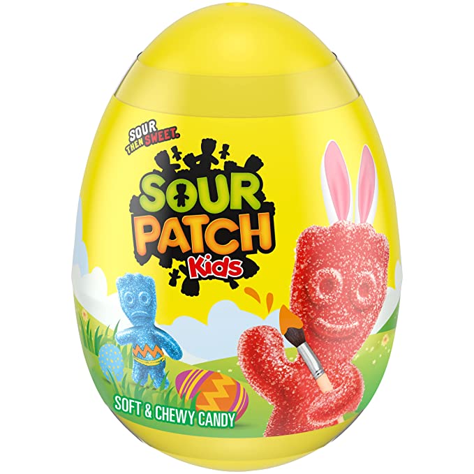 SOUR PATCH KIDS Easter Egg Soft & Chewy Candy, 12 - 0.88 oz Easter Eggs