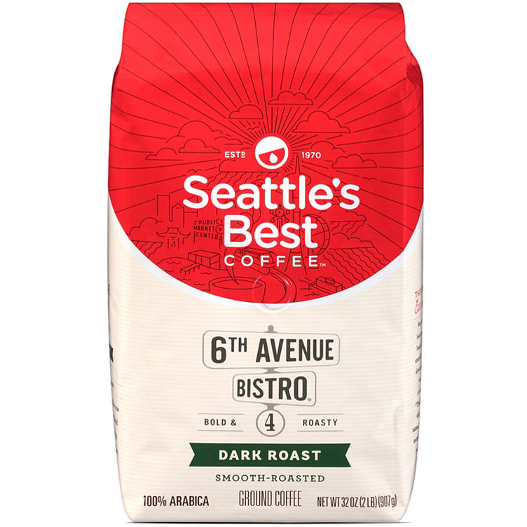 Seattle's Best Coffee 6th Avenue Bistro Ground Coffee (32 oz.)