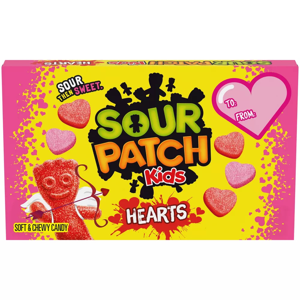 Sour Patch Kids Valentine's Hearts Theater Box - 3.1oz