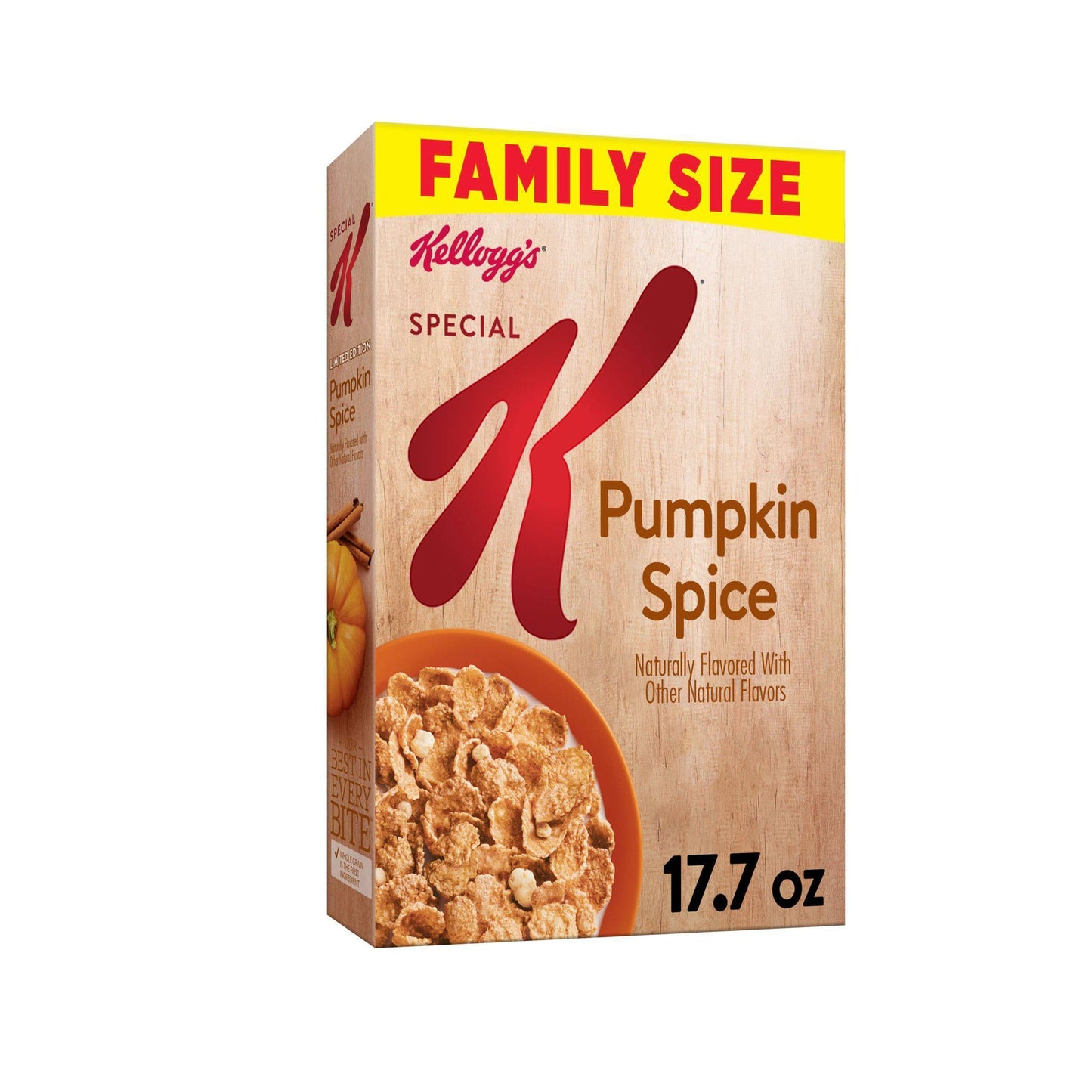 Special K Pumpkin Spice Breakfast Cereal - 17.7oz - Kellogg's - Limited Edition