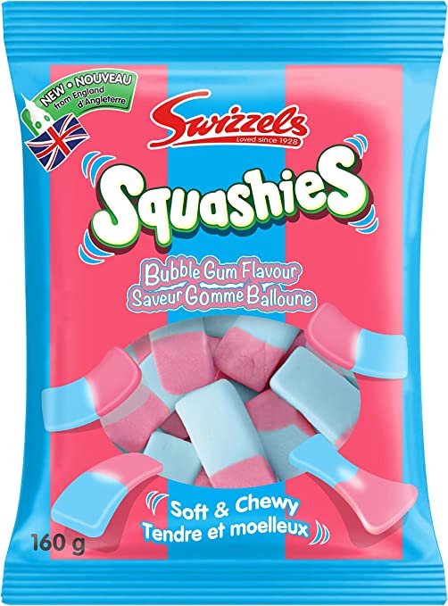 Squashies Bubble Gum 160 Grams