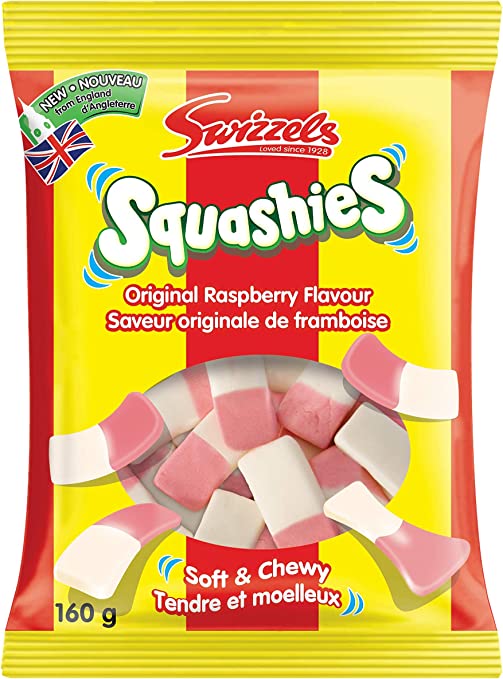 Squashies Original Raspberry 160 Grams