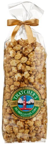 Thatcher's Gourmet Specialties Popcorn, Fat-Free Caramel Corn, 8-Ounce Bags (Pack of 12)
