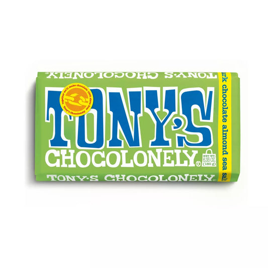 Tony's Almond & Sea Salt Dark Chocolate Bar - 6.35oz