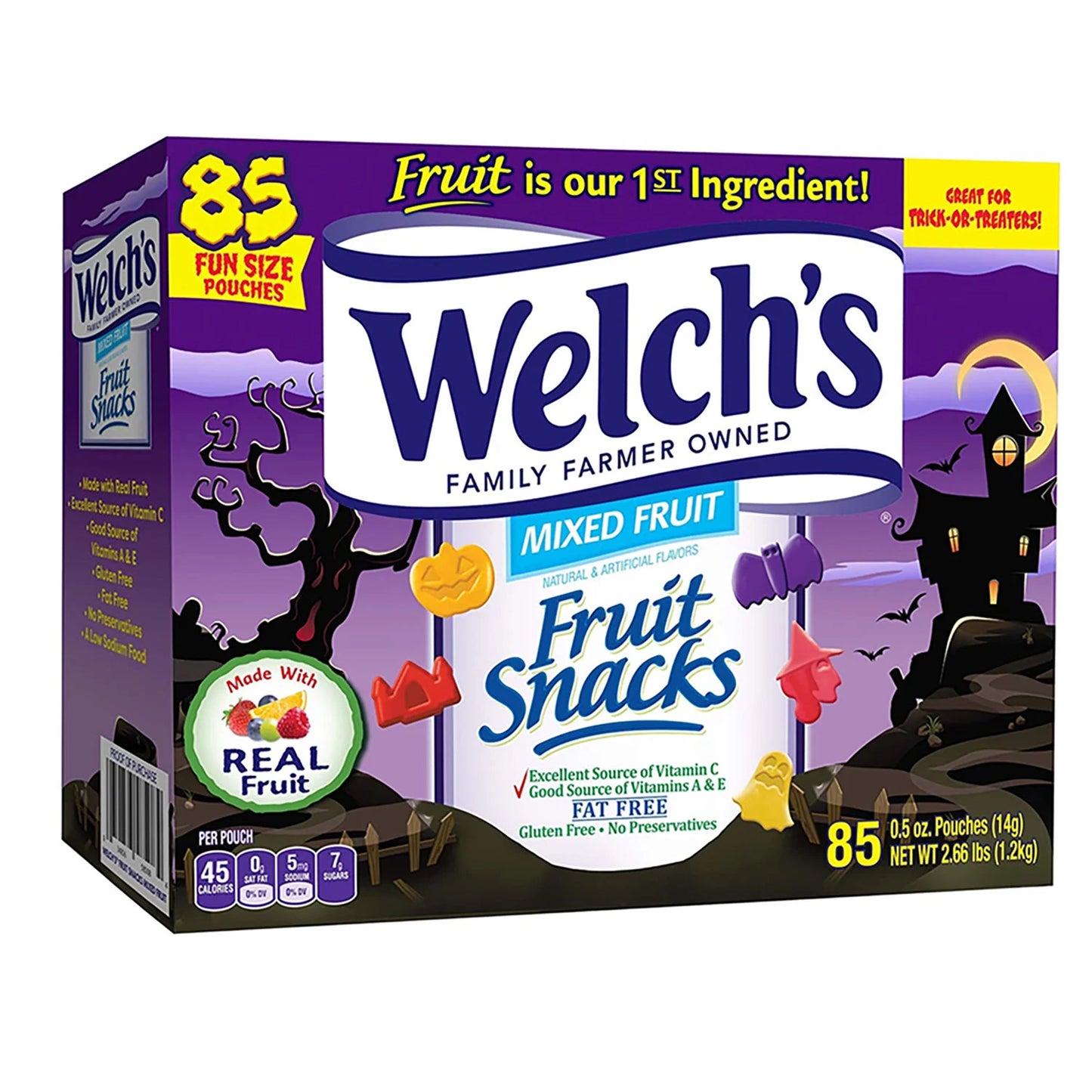 Welch's Halloween Mixed Fruit Snacks (0.5 oz., 85 pk.)