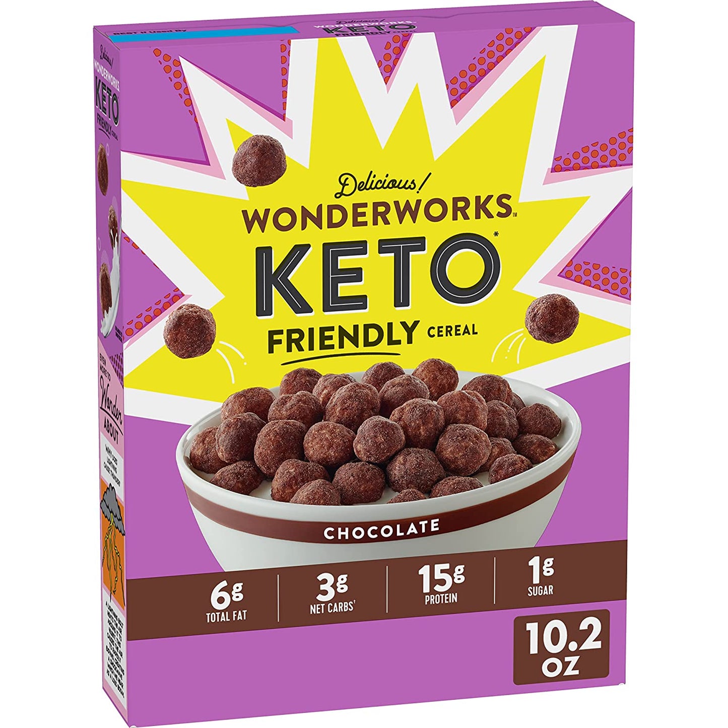 Wonderworks Keto Chocolate Cereal - 10.2oz - USA Import