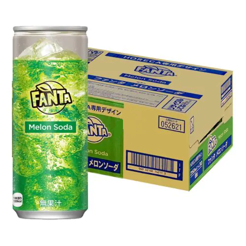 Fanta Melon Soda - JAPAN , 250 ml x 30 - SUPER RARE