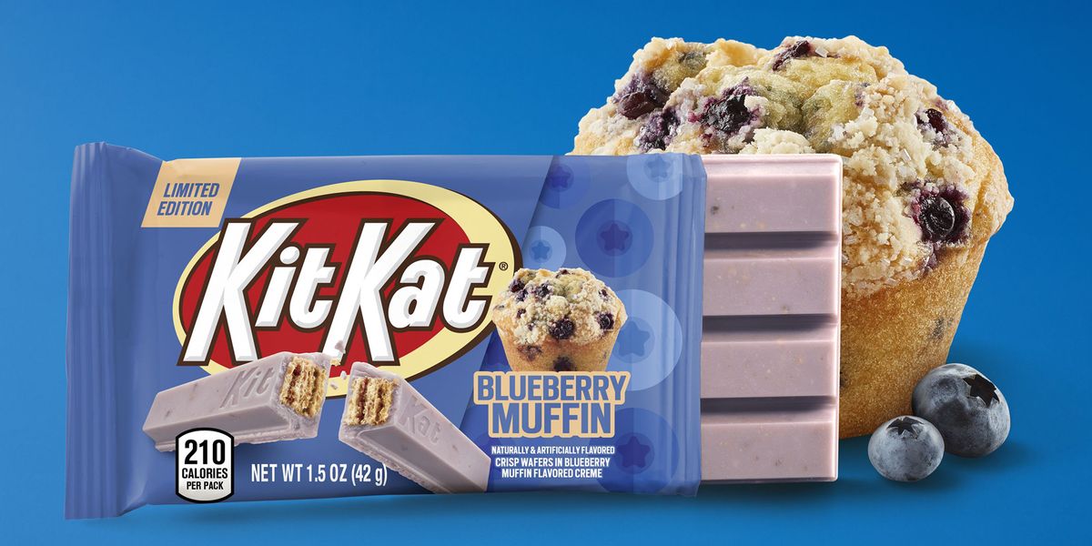 KIT-KAT BLUEBERRY MUFFIN LIMITED EDITION CANDY BAR 1.5 oz