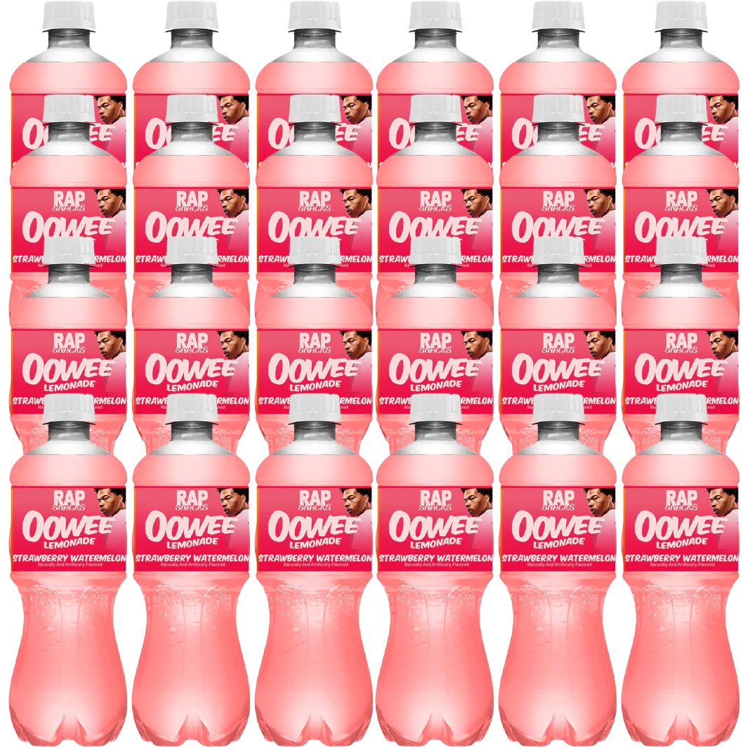 Rap Snacks  Lil Baby Oowee Lemonades 20 Oz bottles Pack of 24 - 591 mL